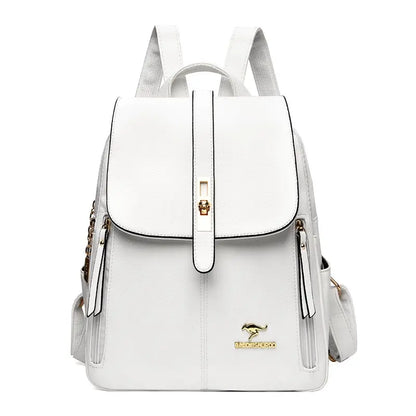 Luxury Women Leather Backpack