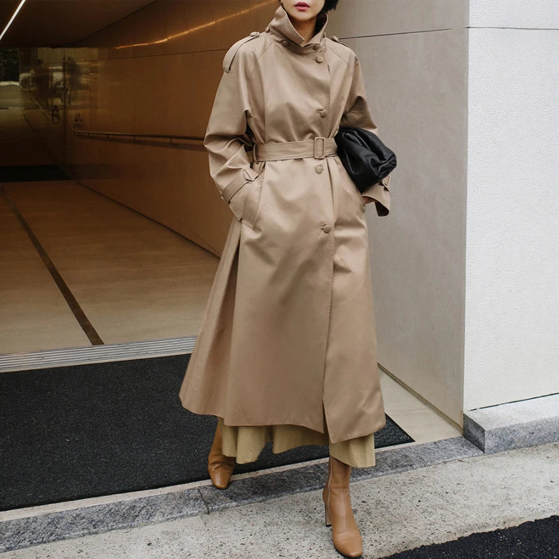 Autumn Sashes Trench for Women 