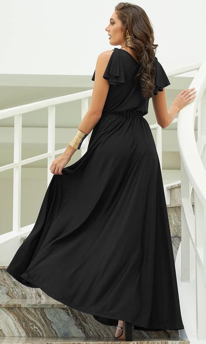 Womens Long Sleeveless Maxi Dress
