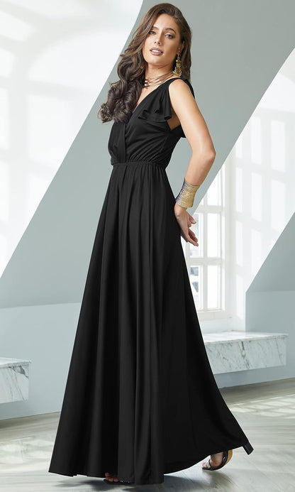 Womens Long Sleeveless Maxi Dress