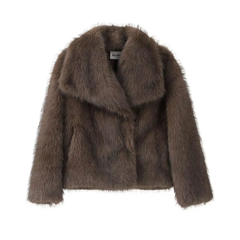 Fluffy Fur Coat for Women 