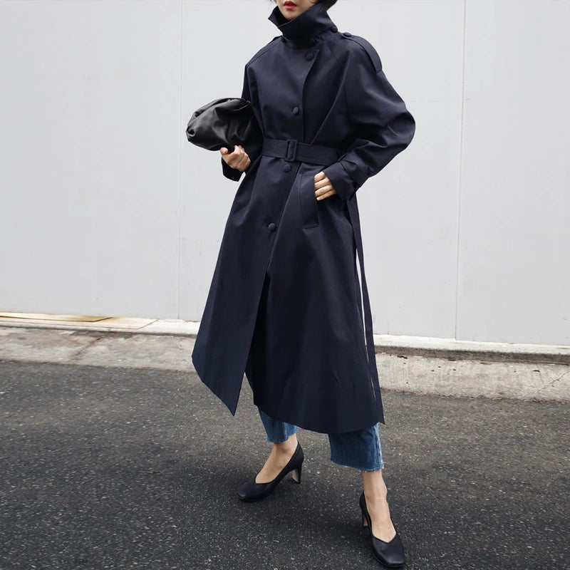 Autumn Sashes Trench for Women 