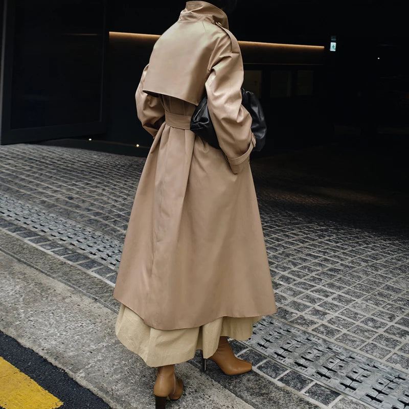 Autumn Sashes Trench for Women 