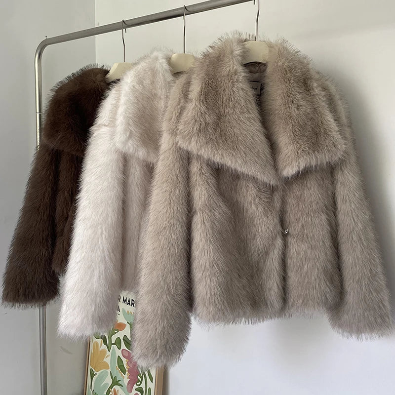 Fluffy Fur Coat for Women 