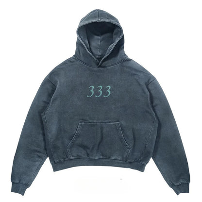 Trendy American Street Goth Hooded Shirt for Men - Retro Y2K Harajuku Style with Bold Letter Print