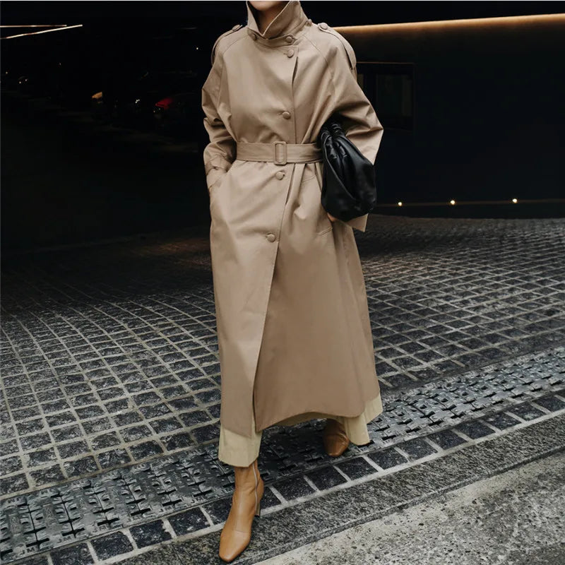 Autumn Sashes Trench for Women 