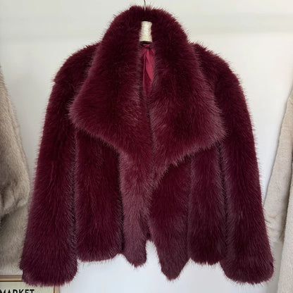 Fluffy Fur Coat for Women 