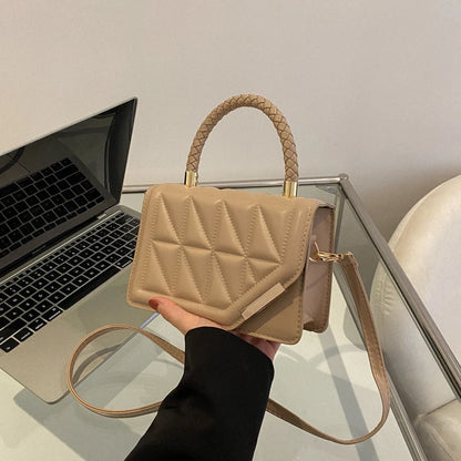 Fashion Shoulder Bag Plaid PU Leather Ladies Handbag Designer Crossbody bag