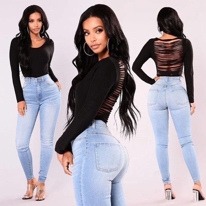 Women Denim Skinny Pants 